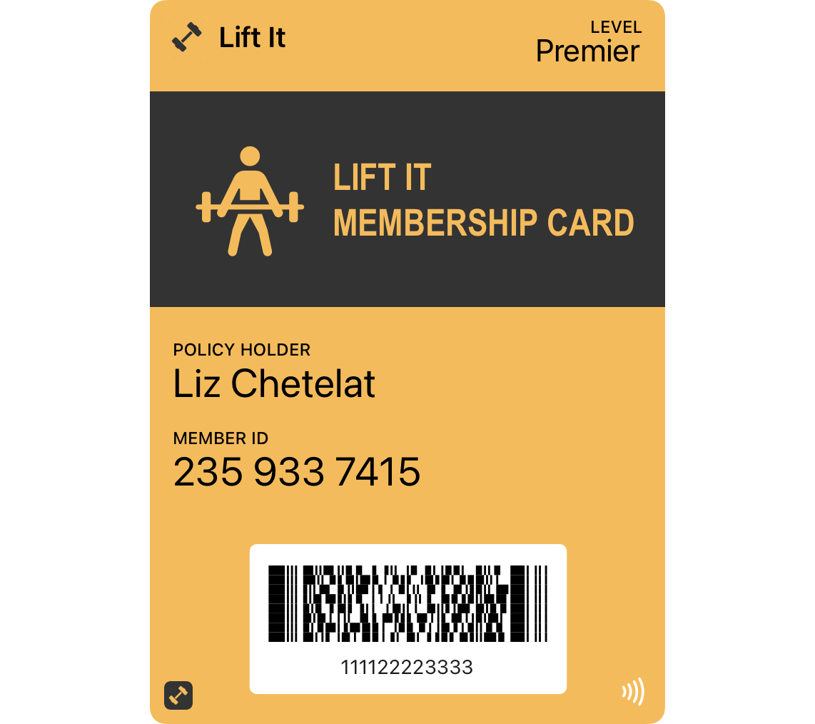 Generic pass example