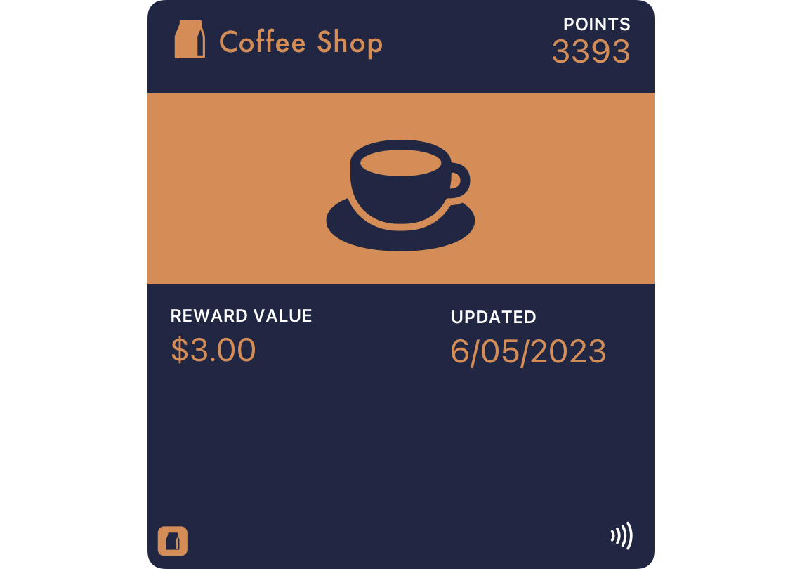 Store card pass example